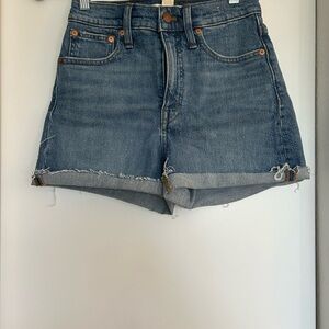 Madewell High-Rise Denim Cutoff Shorts
